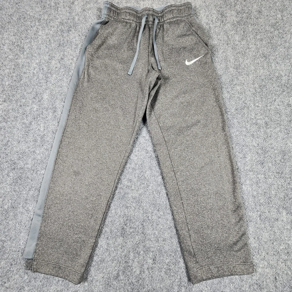 Nike Dri-FIT Womens‎ Gray Heathered Fleece Training Pants Joggers Size M